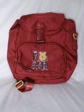 Disney Winnie the Pooh Red Nylon Mini Backpack